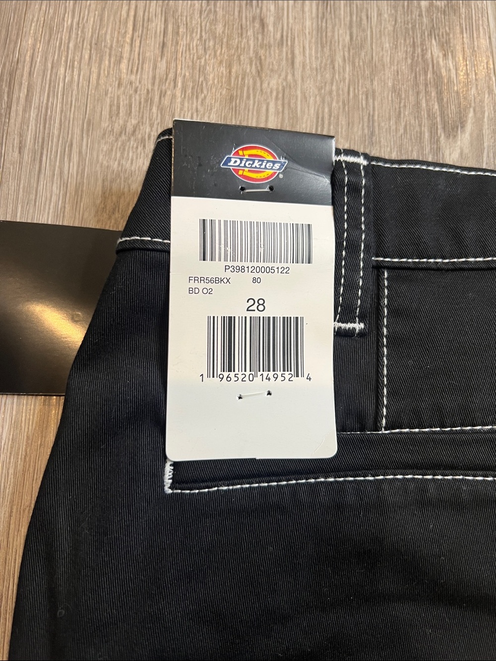 Dickies Women's High-Rise Black Cargo Utility Shorts - Picture 6 of 7